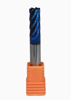 DLC Coating End Mill Single Flute Milling Cutter Mirror Polished End Mill Aluminum End Mill Rainbow Colorful Coating End Mill