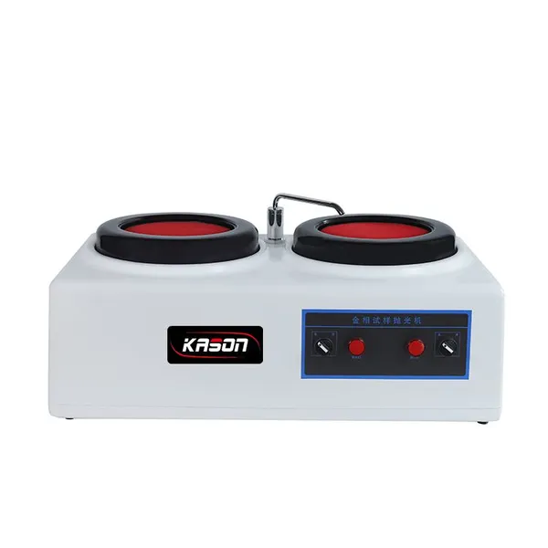 HST-P2T High Quality Dual Disc Metallographic Specimen Polishing Machine Low Noise 1-Year Laboratory Use Warranty photo-4