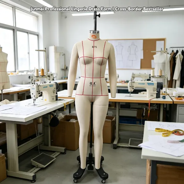 B75 34B Lingerie Swimwear Dress Form, Adjustable Shoulder Full Body Mannequin for Pattern Making