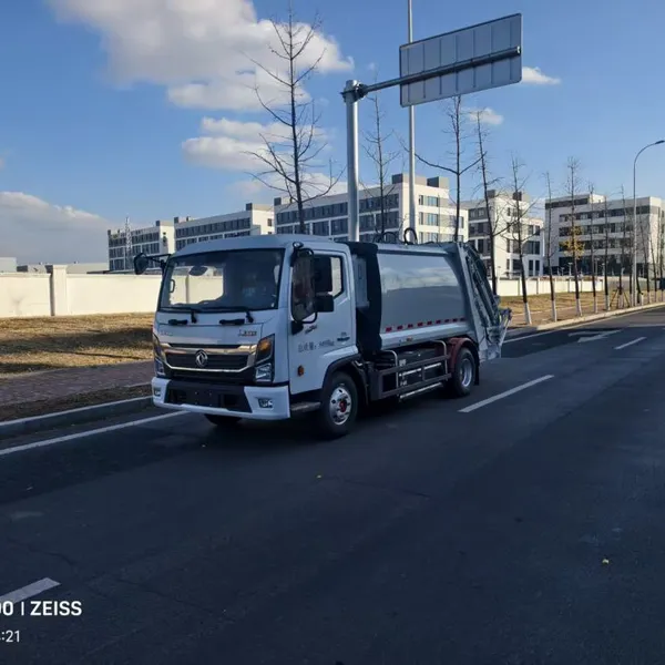 ZTY5080， Compressed Garbage Truck, Automatic Unloading,