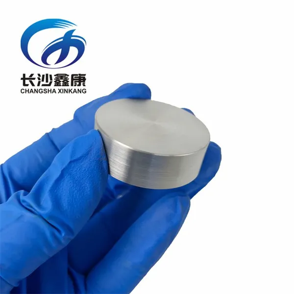 Rare Earth Metal Yttrium Zirconium Alloy Target 99.9% Purity YZr Alloy Yttrium Zirconium Sputtering Target