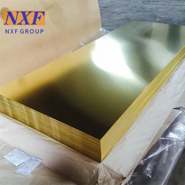 NXF C2800/GB H62/ASTM C27400/ISO CuZn40/BS CZ109 Thickness1-100mm Width 1-2.5m Length 1-12m Brass Plate photo-2