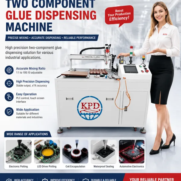Electronic Component Silicone Potting Machine Automatic Electronics Encapsulation Machine LED Module Silicone Potting Machine photo-2