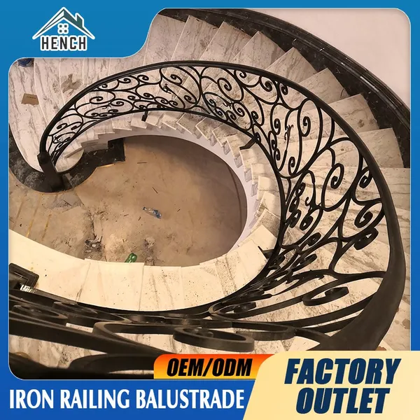 Custom Made Wrought Iron Railing Balcony Balustrades photo-2
