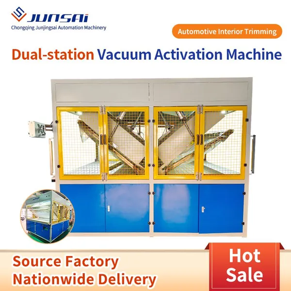 Dual‑Station Vacuum Activation Machine for Automotive Interior Laminating