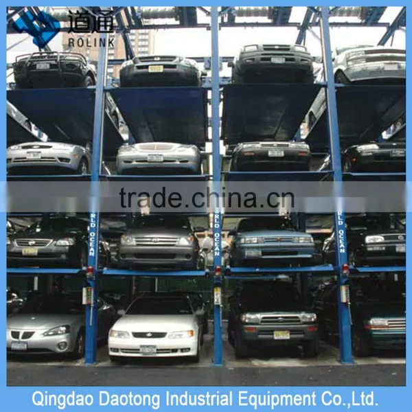 High Density High Efficiency Multi-level Hydraulic Car Garage System Vertical Parking photo-4