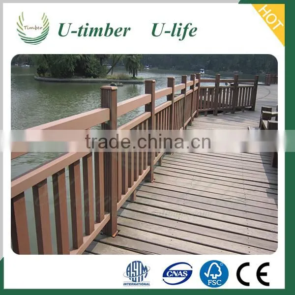 World Wide Known Wood Plastic Composite WPC Railing photo-4