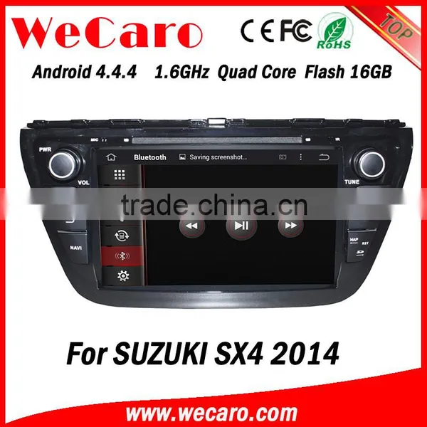 Wecaro WC-SU8073 8" Android 4.4.4 WIFI 3G Touch Screen Car Dvd Player Navigation System for Suzuki Sx4 Car Stereo 2014 photo-4