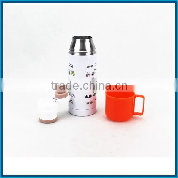 350ml With Cap Stainless Steel Vacuum Bottle photo-2