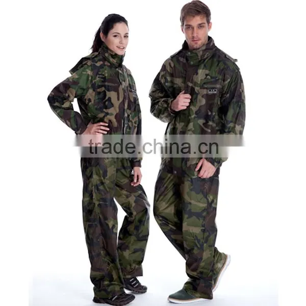 Good Quality Nylon Military Raincoat With Hood