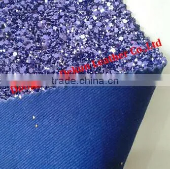 Hot Sale Glitter Velvet Fabric for Bags and Shoes,glitter Fabric Wallpaper photo-6