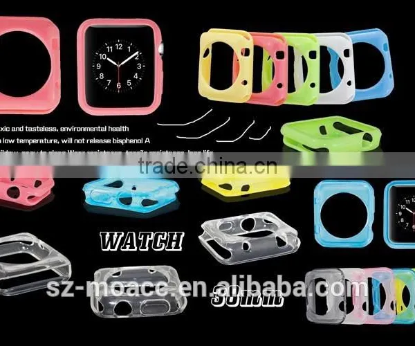 2015 New Arrival Smart Watch Protective Gel Soft TPU Case For Iwatch photo-2