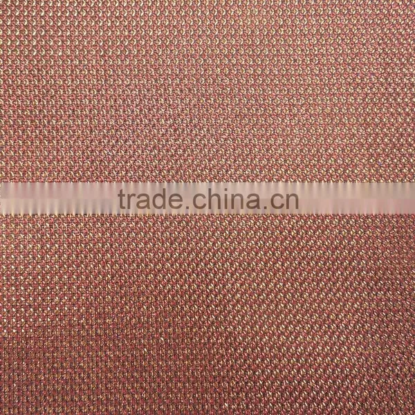 Gold Mesh Fabric With Glitter Powder photo-2