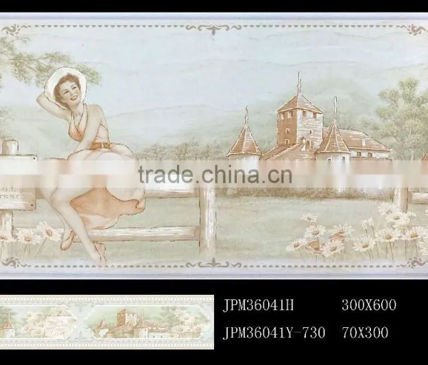 450x300 600x300 Foshan Best Quality Bathroom Ceramic Wall Tiles and Floor Tiles photo-4