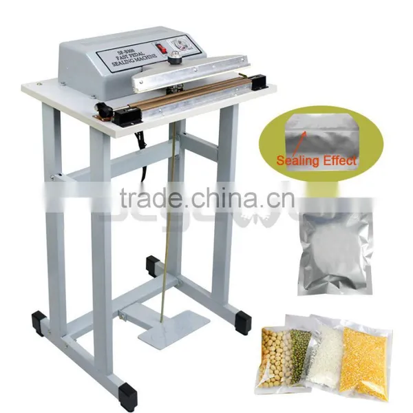 12" Impulse 3mm Foot Sealer Heat Seal Plastic Poly Bag Film Industrial Packaging photo-5