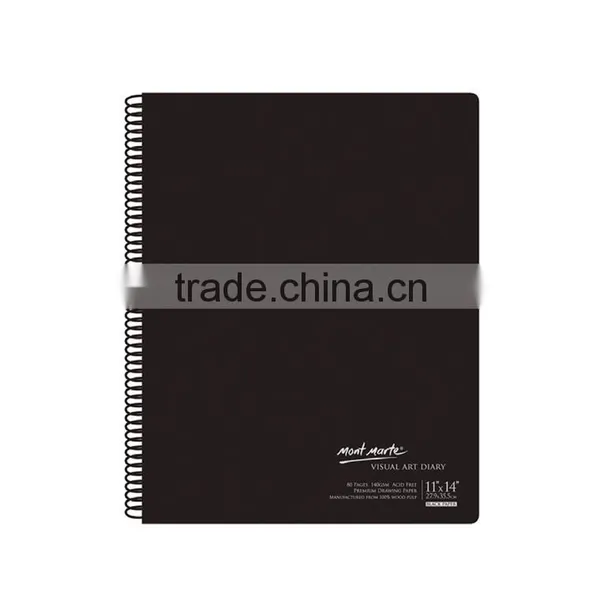 Professional High Quality 11''*14'' 140gsm 80 Pages Visual Art Diary photo-2