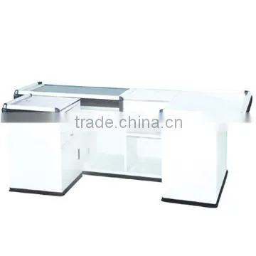 Trade Assurance New Design Cashier Stand for Supermarket JS-CC01, Cashier Counter for Sale photo-5