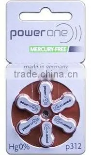 Mercury Free Power One Hearing Aid Battery Size 312 photo-3