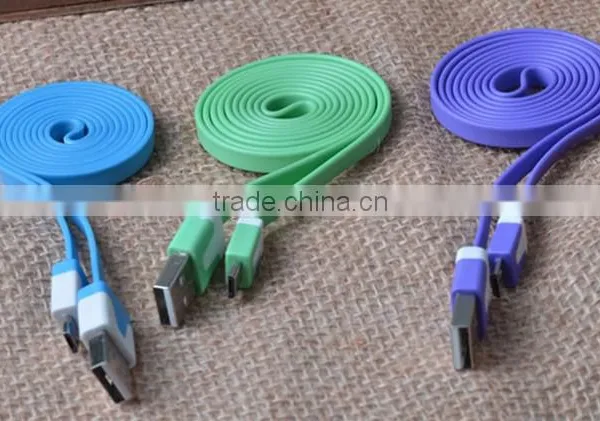 For IPhone USB Cable 100% Original Charger Cable Noodle Design,For Mobile Phone photo-4