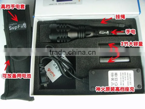 350lumen 3w Y9 CR Q5 Long Shot Shockproof Led Torch Flashlight With CE photo-2
