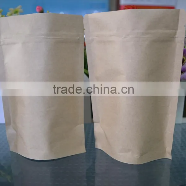 Fashion Custom Size Reclosable Stand Up Pouch Paper Zipper Packing Plastic Bag photo-4