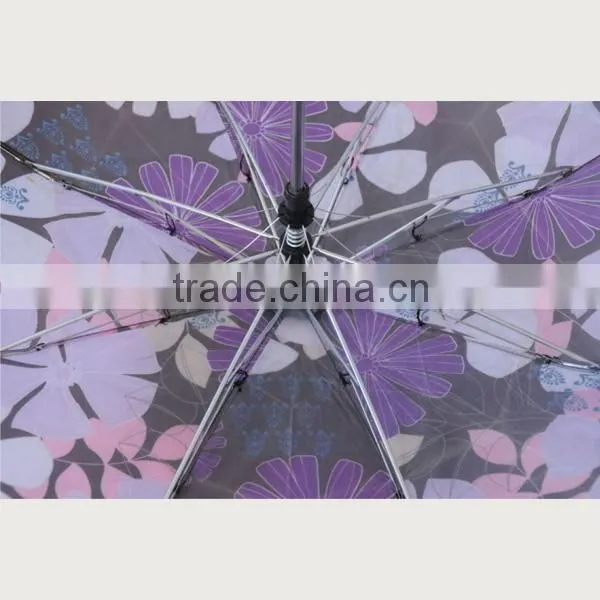 Promotional 2016 Beautiful Two Folding Umbrella With Auto Open photo-3