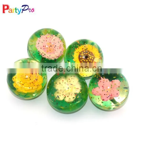Flower in Clear Bouncy Ball China Factory Direct Sale photo-4