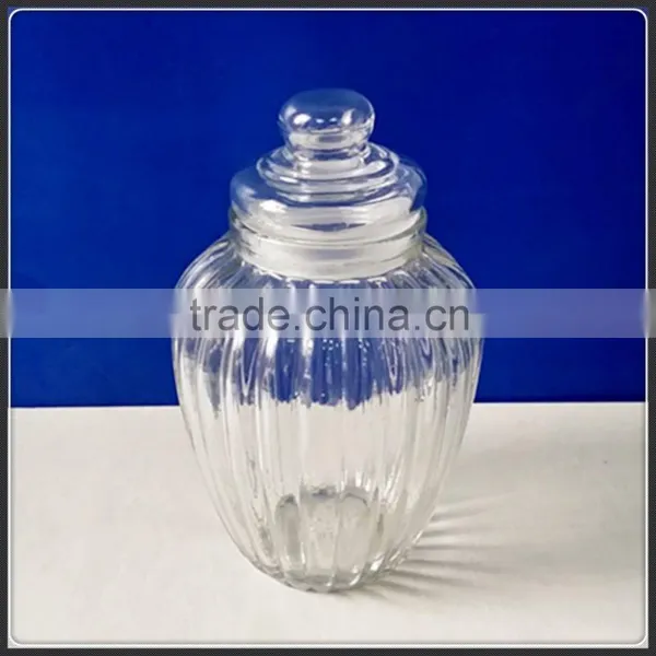 650ml Glass Cookie Jars With Glass Lids photo-3