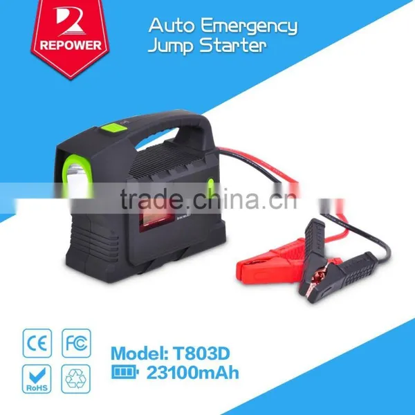 New Power Bank! High Performance 23.1/24V 800 Amps Li-ion Emergency Portable Battery Charger Car Jump Starter