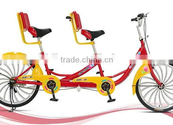24 Inch Tandem Bike / Single Speed Bicycle / Double Seat Tandem Bicycle photo-2