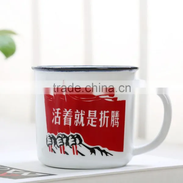 Direct Manufacture Printed Imitation Enamel Mugs photo-2