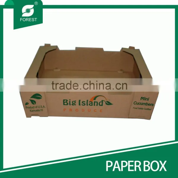 2015BEST SELLING CMYK COLORS PRITING FRUIT PACKAGING BOX CARDBOARD PAPER BOX FOR MARKET WHOLESALE photo-2