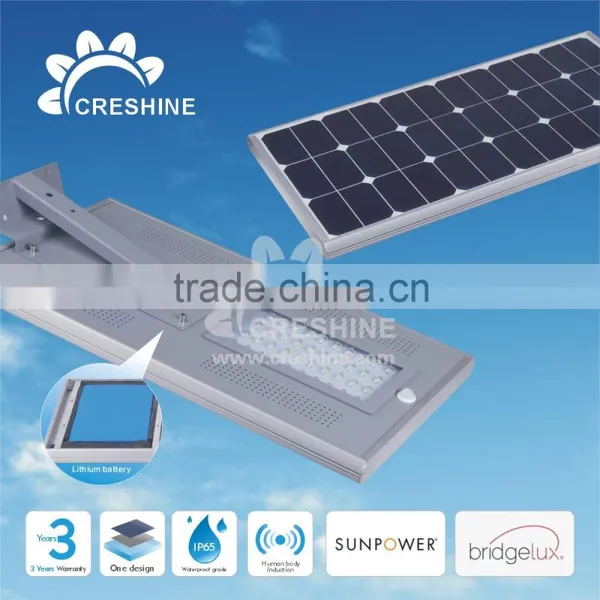 Aluminum Alloy LED Integrated Solar Street Lamps With Li-fe Battery photo-5