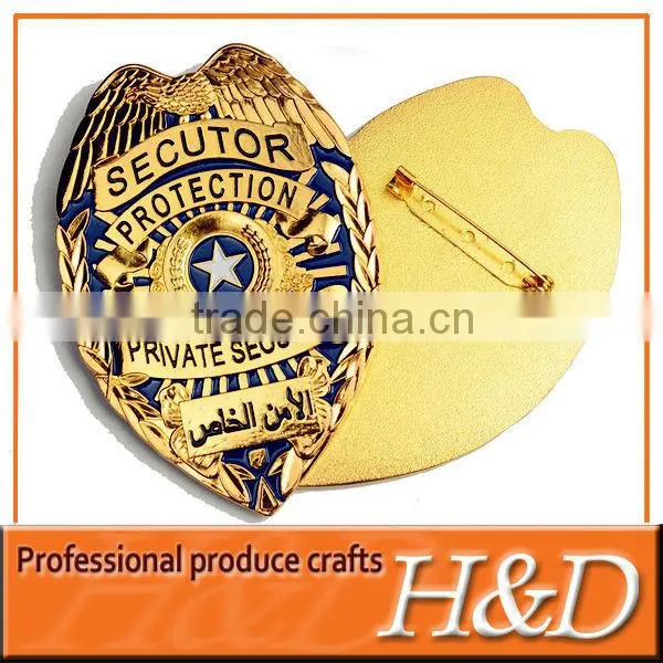 Custom Metal Badges of Zinc Alloy Material