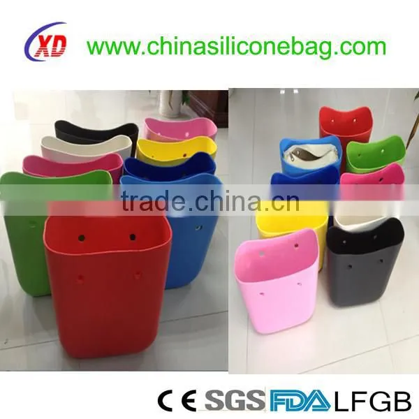 Large Capacity Fashion Silicone Handbag Soft Bag Cheap Designer for Women Tote Shopping Bag photo-5