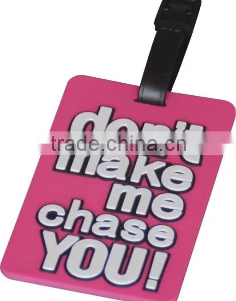 Embossed Custom Durable Plastic Soft Pvc Materail Wholesale Luggage Tags photo-6