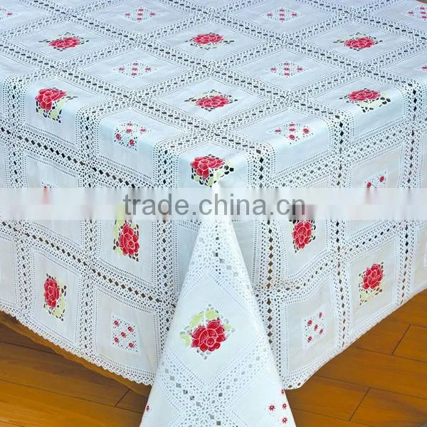 lace table cloth cutwork tablecloth