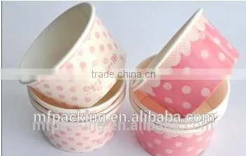 Ice Cream Paper Cup Cream Paper Bowl and Lids photo-2