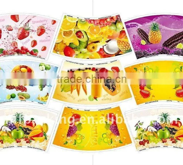 Cutted pe Coated Paper Cup Fan /blank photo-3