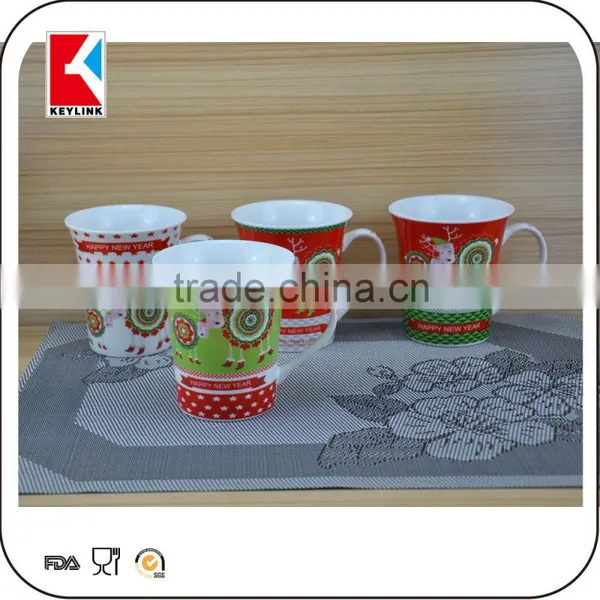 Best Selling Items Full Decal Printing Mug White Coffee New Bone China Cup Mug photo-2