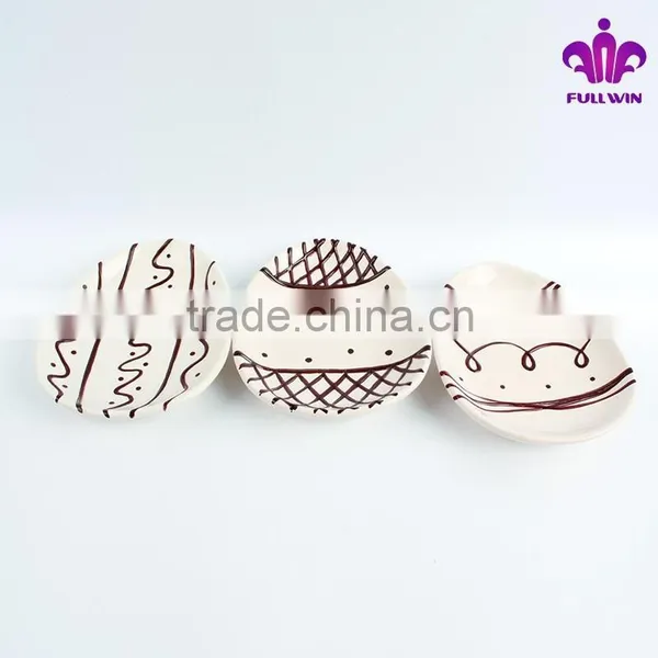Egg Shape Personalized Porcelain Plates White Porcelain Plate photo-5
