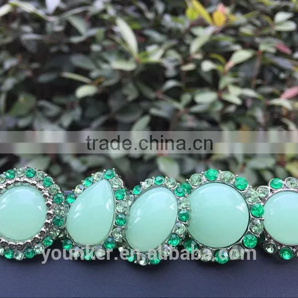 Hot Sale Wholesale Retail Sewing Button Acrylic Rhinestone Button With Shank Pearl Christmas Button For DIY Flower Center