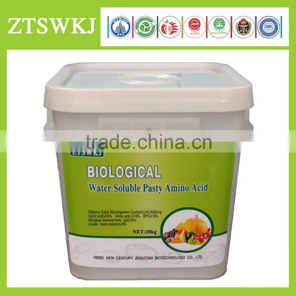 Water Soluble Pasty Amino Acid Fertilizer for Vegetables Fruits