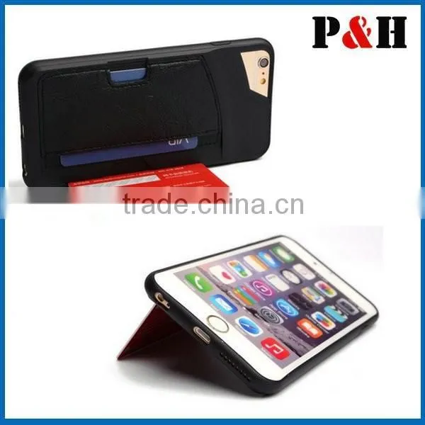 Retro Style Soft TPU Leather Case For IPhone 6 4.7 Luxury Original Card Slot photo-3