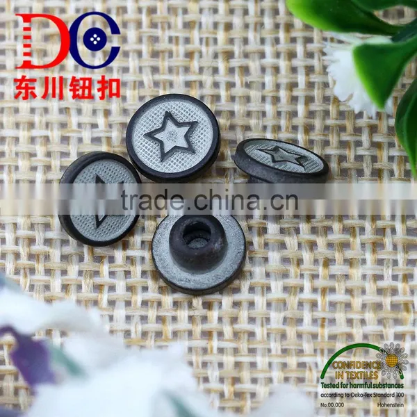 Fashion Jeans Metal Denim Rivets Black Rivet photo-5