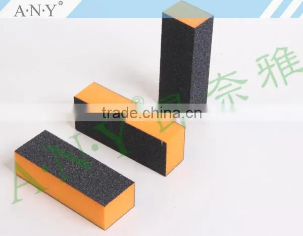 Nail Art Beauty Manicure 3 Side Sponge File for Nail Coarse Sand photo-3