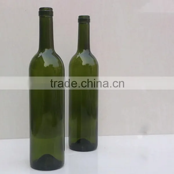 750ml Brown Red Wine Glass Bottle With Cork photo-3