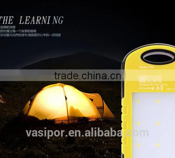 Valued Waterproof Dirtproof 5000 MAh Stockproof Solar Power Bank Quality Choice Supplier's Choice photo-3