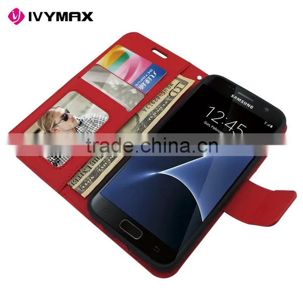 New Products 2016 Cellphone Case PU Leather Cover Case for Samsung Galaxy S7 photo-5