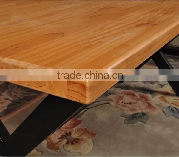 Industrial Real Wood Table Metal Table LOFT Style photo-5